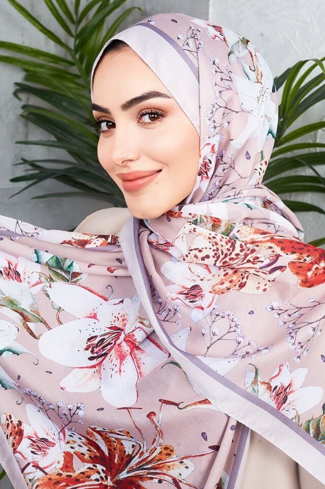 Daisy Soft Çiçek Desenli Şal