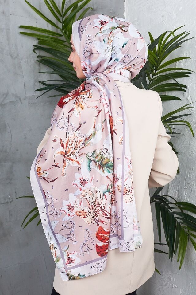 Daisy Soft Çiçek Desenli Şal