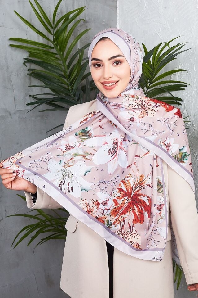 Daisy Soft Çiçek Desenli Şal
