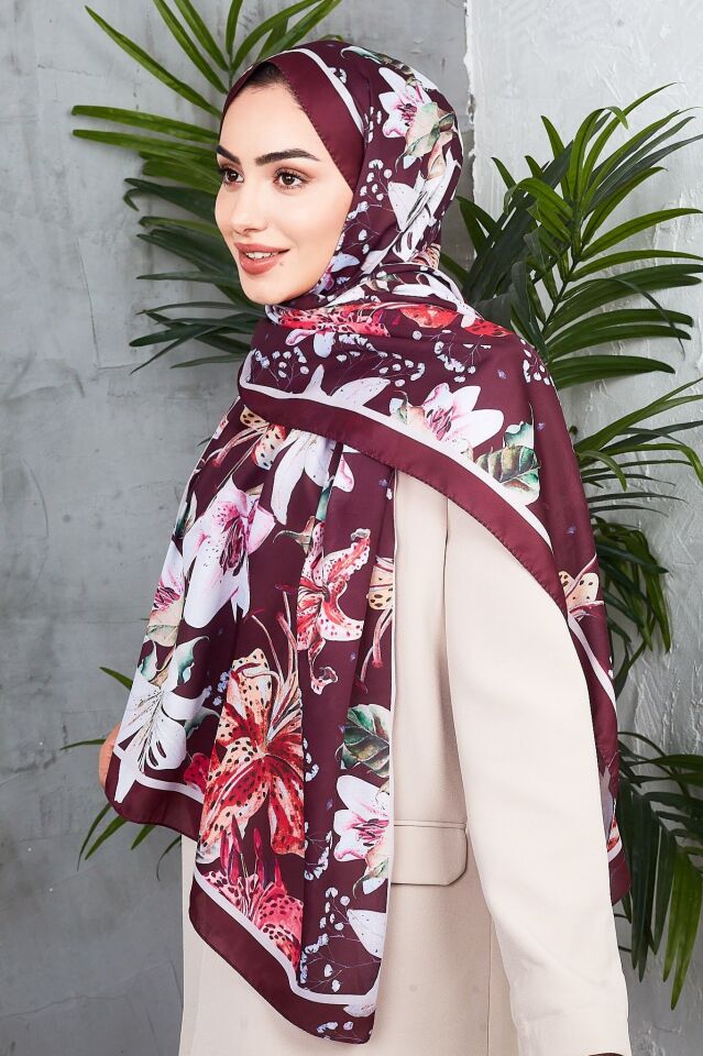Daisy Soft Çiçek Desenli Şal