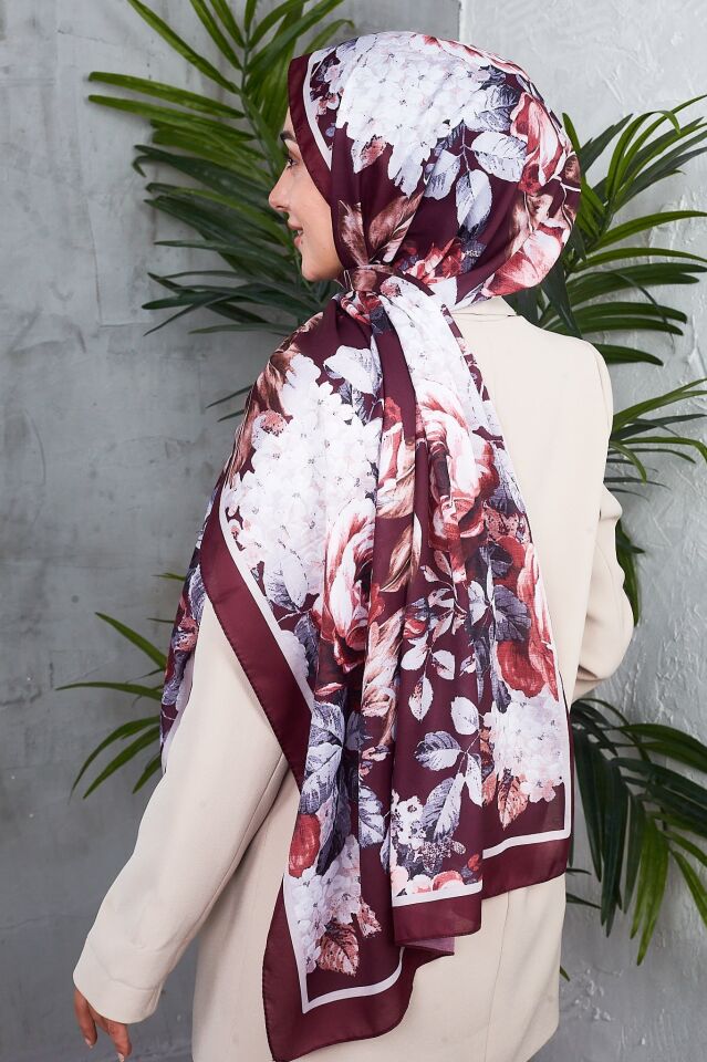 Daisy Soft Çiçek Desenli Şal