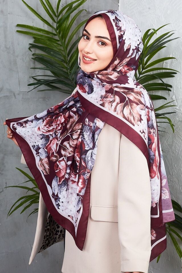 Daisy Soft Çiçek Desenli Şal