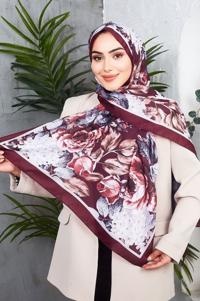 Daisy Soft Çiçek Desenli Şal