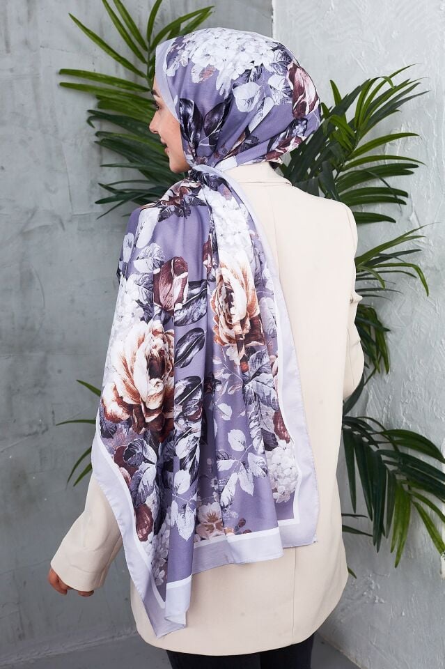 Daisy Soft Çiçek Desenli Şal