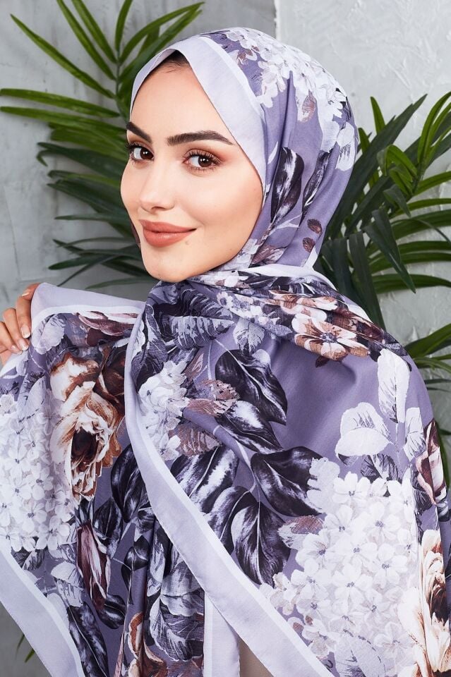 Daisy Soft Çiçek Desenli Şal
