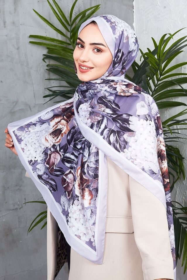 Daisy Soft Çiçek Desenli Şal