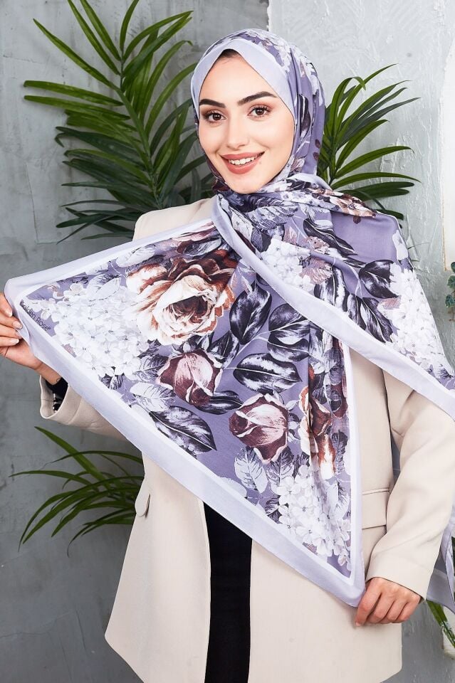 Daisy Soft Çiçek Desenli Şal