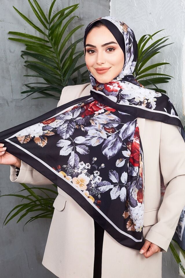 Daisy Soft Çiçek Desenli Şal