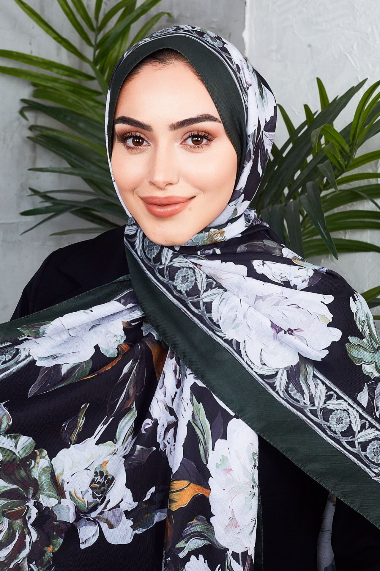 Daisy Soft Çiçek Desenli Şal