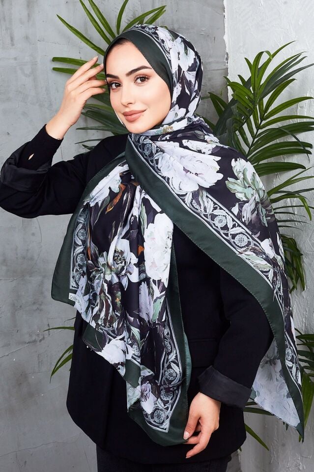 Daisy Soft Çiçek Desenli Şal