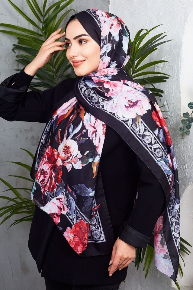 Daisy Soft Çiçek Desenli Şal