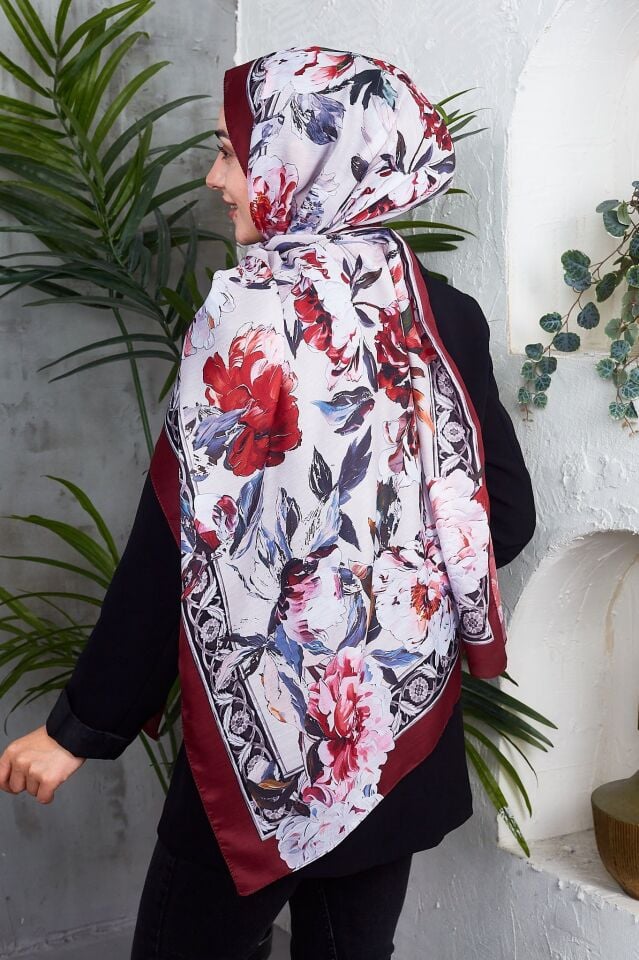Daisy Soft Çiçek Desenli Şal