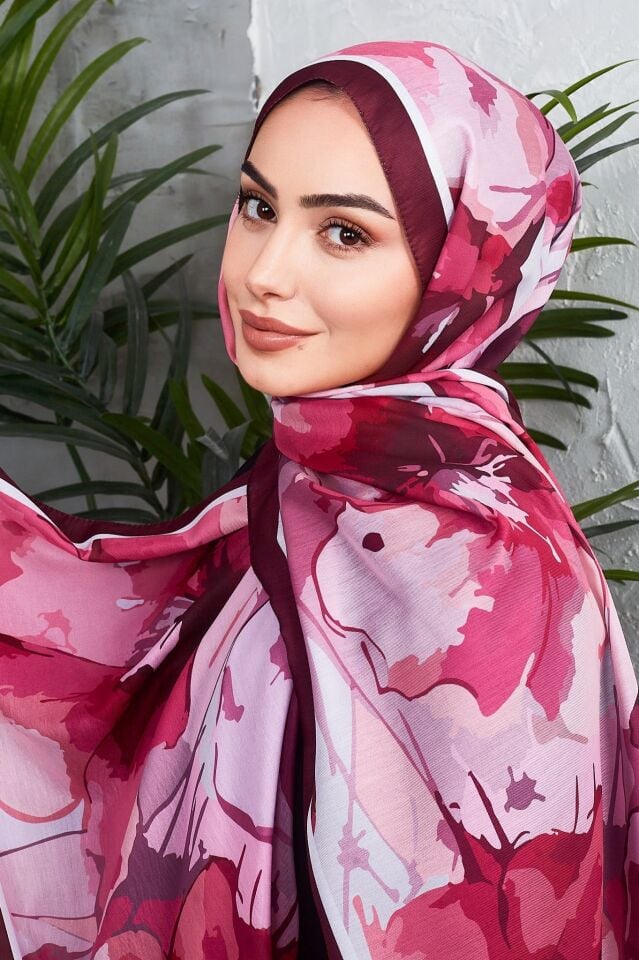 Daisy Soft Çiçek Desenli Şal