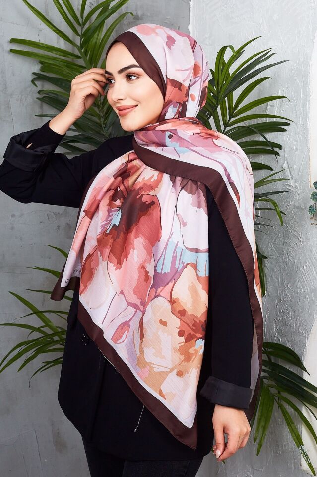 Daisy Soft Çiçek Desenli Şal
