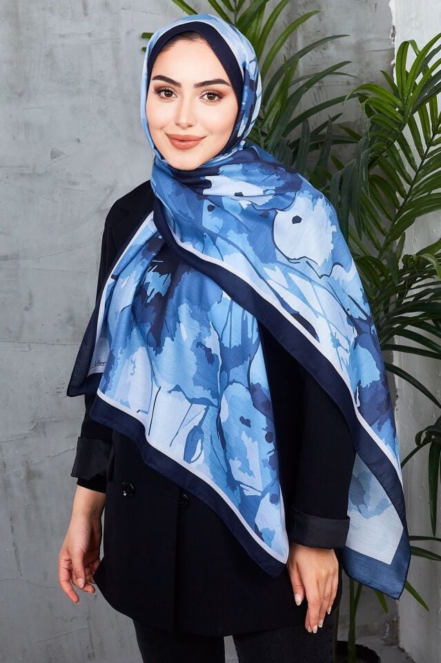 Daisy Soft Çiçek Desenli Şal