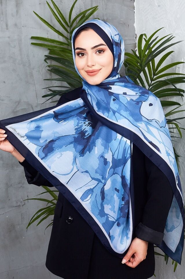 Daisy Soft Çiçek Desenli Şal