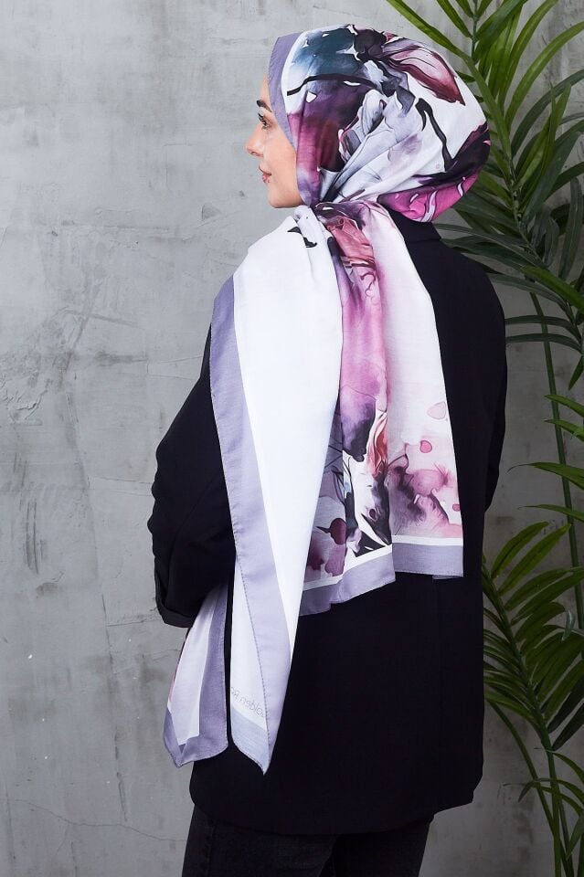 Daisy Soft Çiçek Desenli Şal