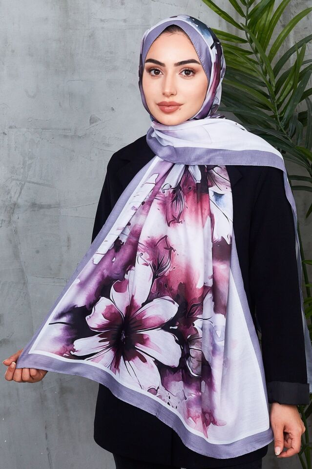 Daisy Soft Çiçek Desenli Şal