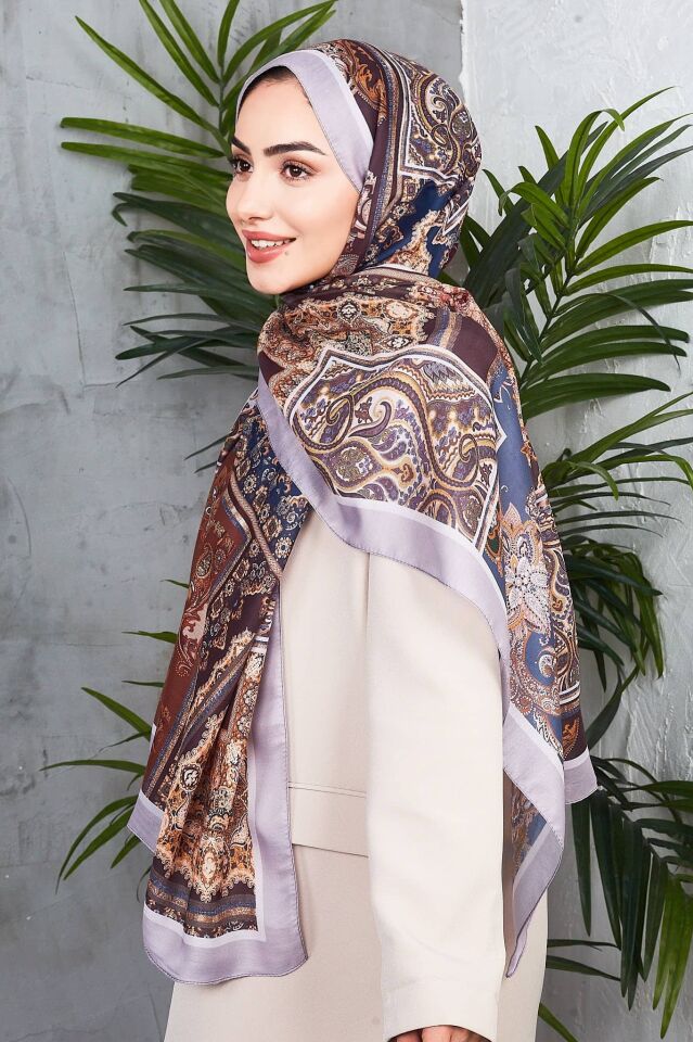 Etnik Desen Retro Soft Şal