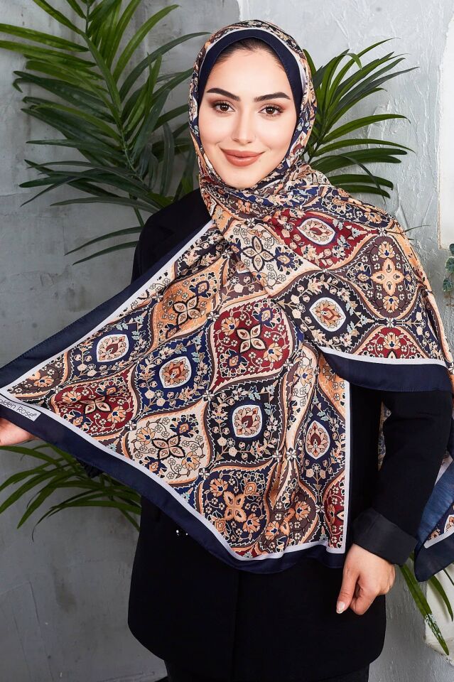 Etnik Desen Retro Soft Şal