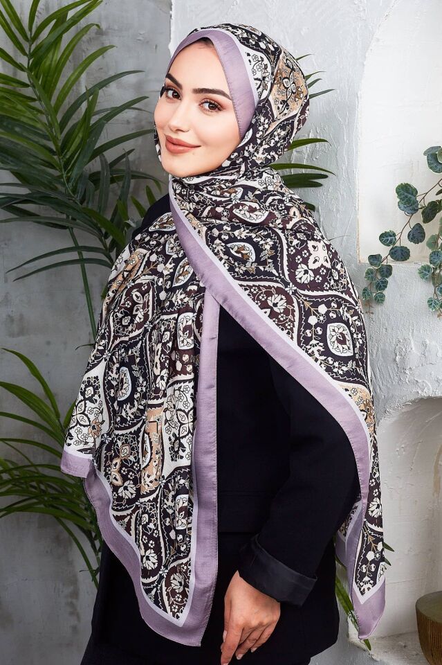 Etnik Desen Retro Soft Şal