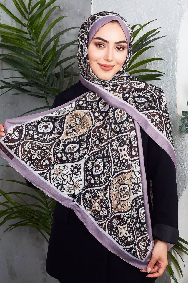 Etnik Desen Retro Soft Şal