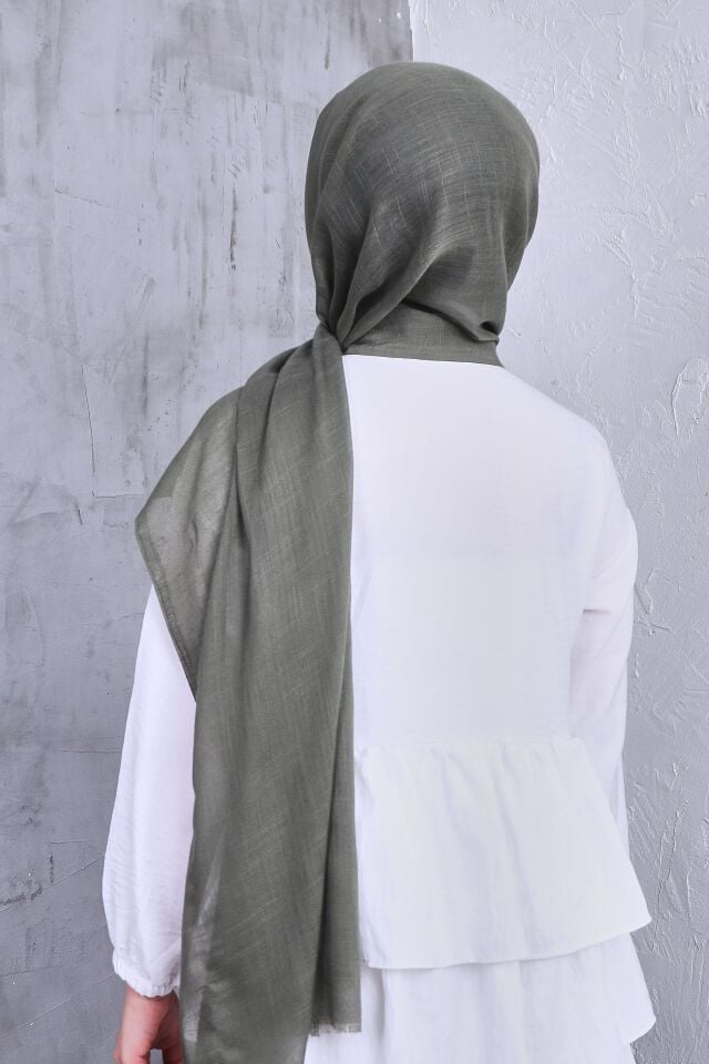 Flamlı Düz Renk Şal