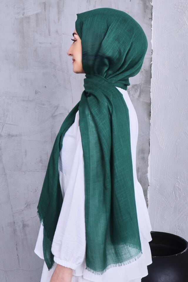 Flamlı Düz Renk Şal