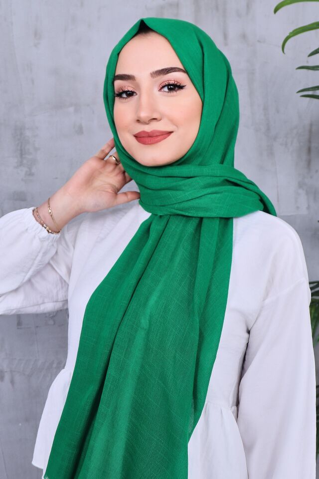 Flamlı Düz Renk Şal